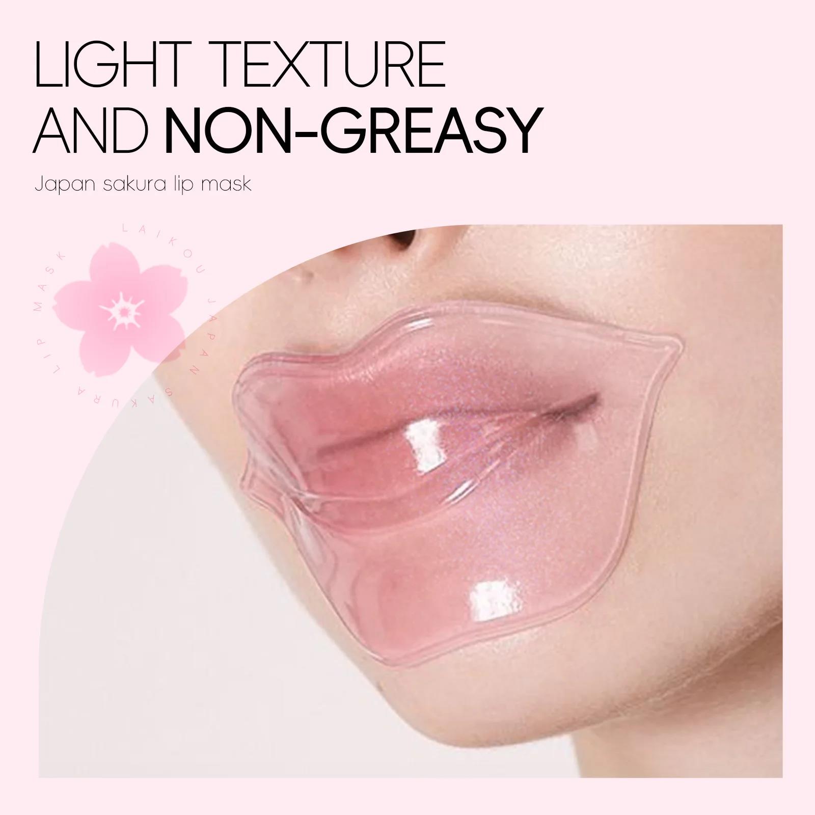 Night Cream - اليابان ساكورا الكولاجين قناع الشفاه ترطيب