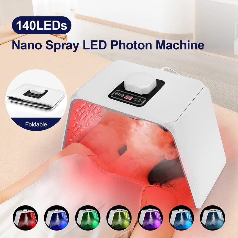 Face Mask Skincare - 7 ألوان LED الفوتون قناع التجميل