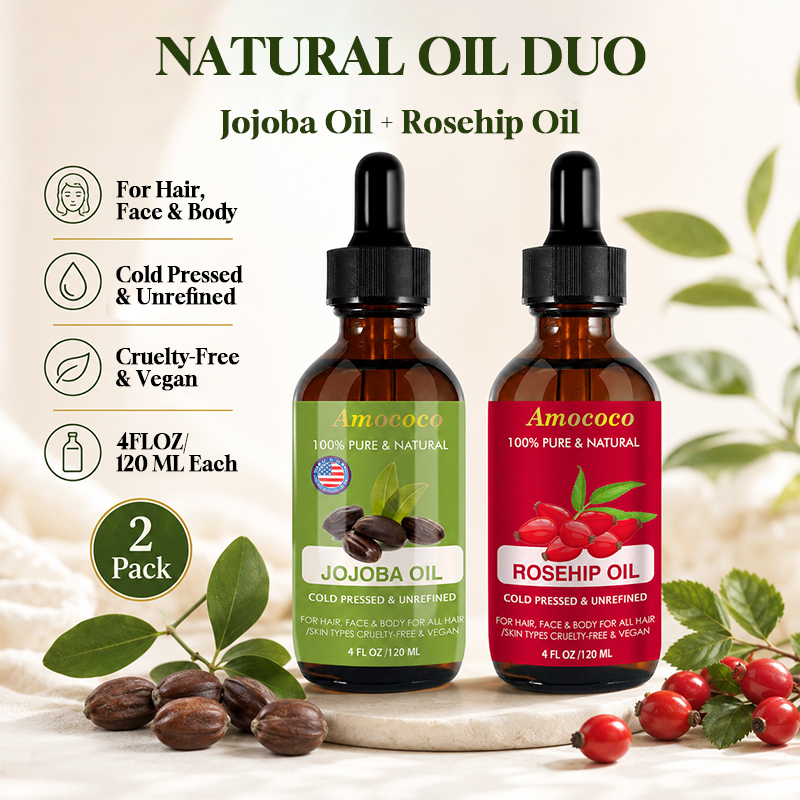 Face Oil Rosehip - زيت أموكوكو الطبيعي للوجه والشعر من