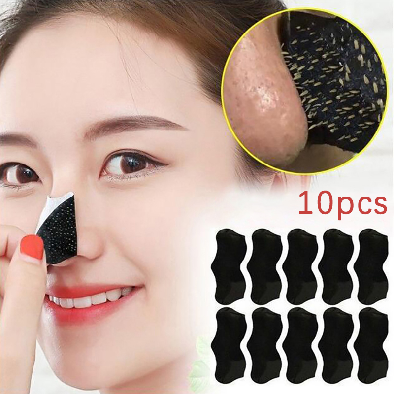 Face Mask Skincare - 10 قطع من شرائط الأنف لإزالة