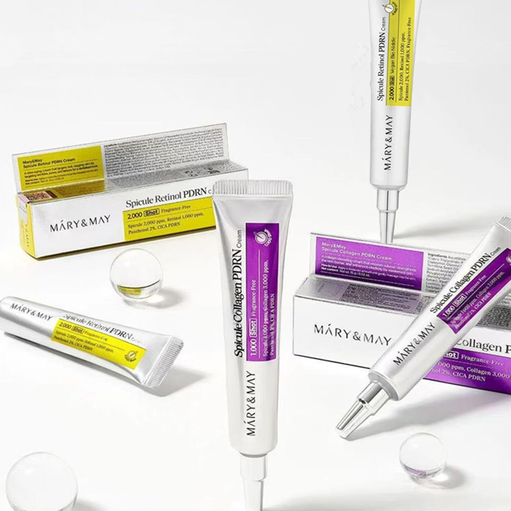 كريم MÁRY&MAY Spicule Collagen - مراجعة Retinol Cream وسعره