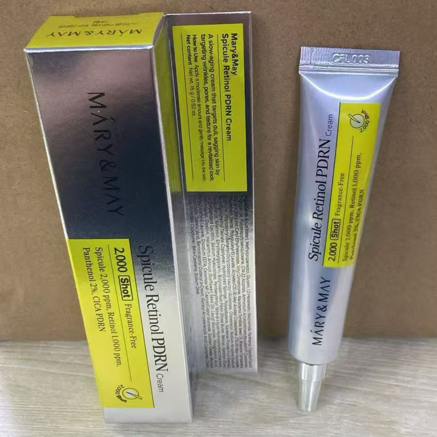 كريم MÁRY&MAY Spicule Collagen - مراجعة Retinol Cream وسعره