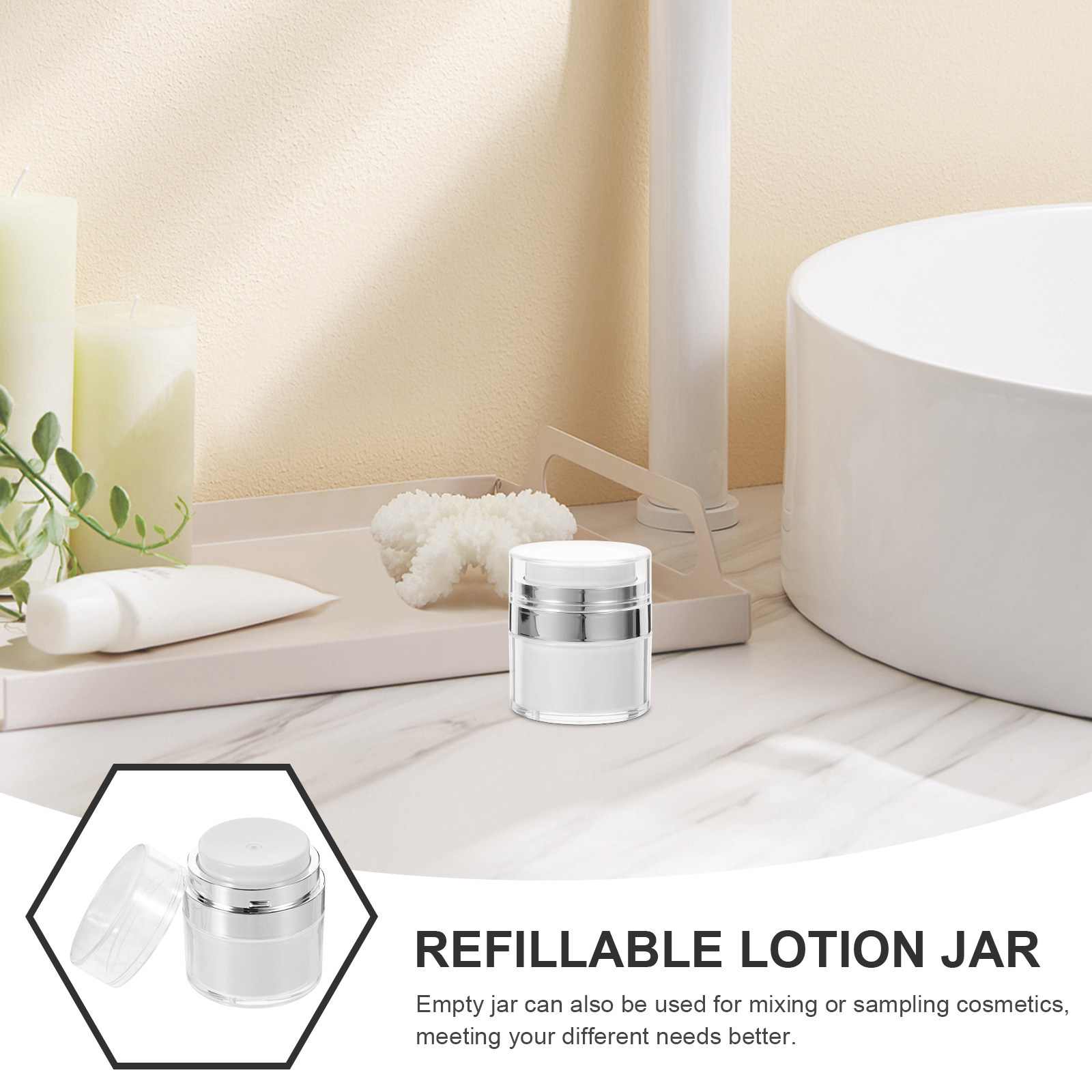 عبوتان فارغتان سعة 15 مل لحفظ  - مراجعة Body Lotion وسعره