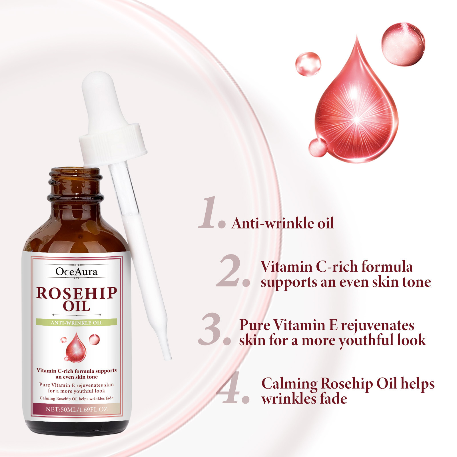 زيت ثمر الورد للوجه، سيروم لتق - مراجعة Face Oil Rosehip وسعره